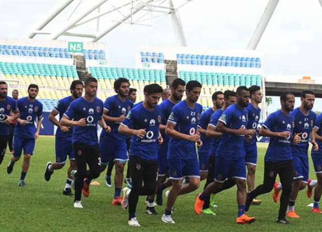 مران الأهلي الأخير بالجابون : تدريبات بدنية .. وتقسيمة بين اللاعبين