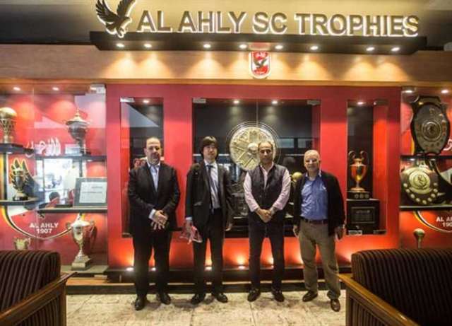 منظومة الأهلي تبهر ممثل اتحاد الكرة الياباني