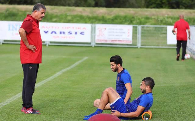 مران قوي للاعبي الأهلي الغائبين عن رحلة بتسوانا