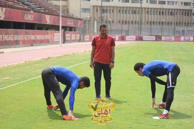 المستبعدون من معسكر برج العرب  يؤدون مرانهم اليوم بالتتش..