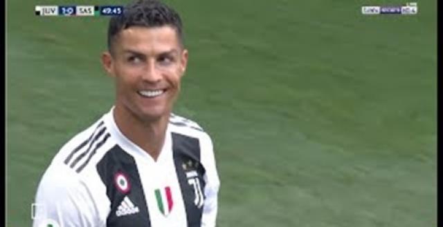 رونالدو يسجل هدفين لصالح «يوفنتوس» في شباك «ساسولو» (فيديو)