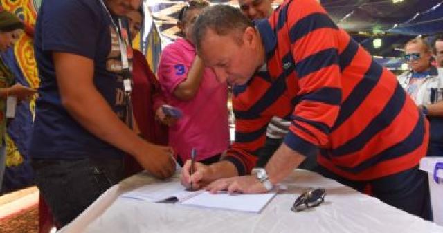 الخطيب يشكر شباب الأهلى واللجنة الأوليمبية وأعضاء الجمعية