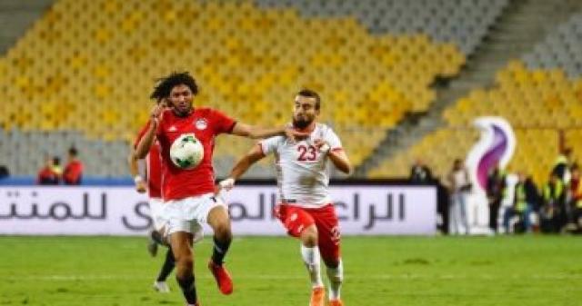 مصر تتعادل مع تونس 1 / 1 فى شوط أول مثير