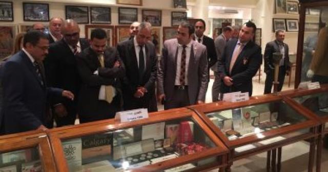 صور.. وفد لجنة الرياضة بمجلس النواب يزور متحف الأولمبية