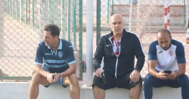 رئيس الزمالك يجتمع مع جهاز الزمالك بدون جروس