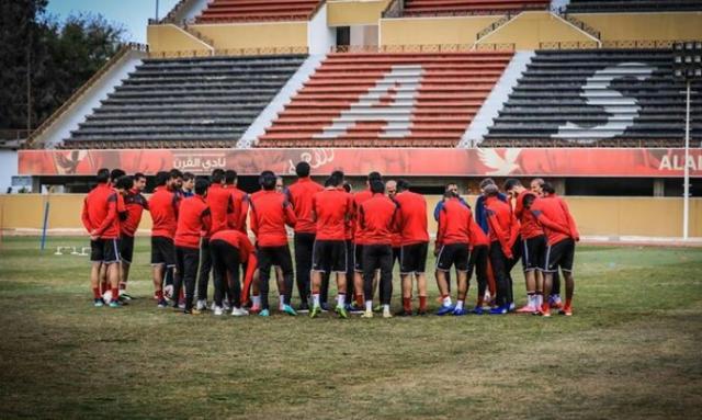 لاعب جديد.يظهر في تدريبات الاهلي