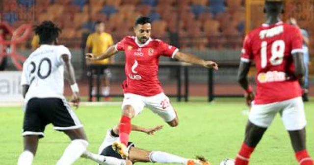 لقطة من مباراة الاهلي والجونة