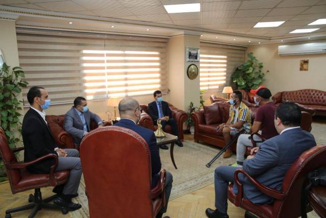 وزير الرياضة يدعم لعبة كرة القدم للمبتورين من ذوى القدرات والهمم