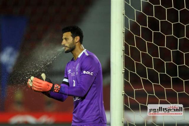 محمد الشناوي خلال مباراة الأهلي و طنطا في الدوري الممتاز - صورة أرشيفية