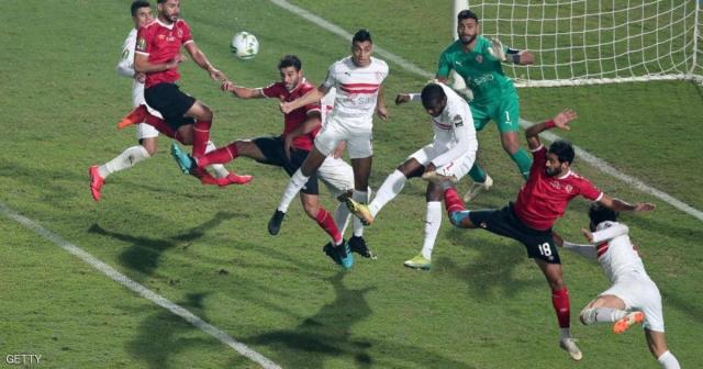 جانب من النهائي الأفريقي بين الأهلي والزمالك