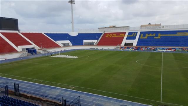 أمطار غزيرة تهطل على ستاد المكس قبل مباراة الأهلي والبنك