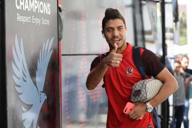 محمد شريف مهاجم الأهلي - صورة أرشيفية