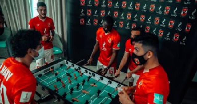 لاعبى الاهلى فى قطر