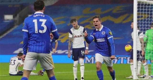 برايتون يفوز على توتنهام 1 - 0 في الدوري الإنجليزي