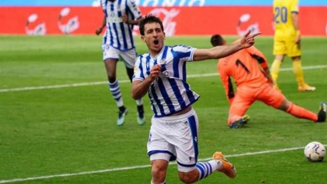 ريال سوسييداد يسحق قادش برباعية في الدوري الإسباني