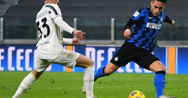 شوط أول سلبي بين إنتر ويوفنتوس في نصف نهائي كأس إيطاليا