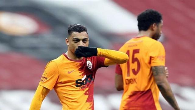 مصطفي محمد يسجل هدف الفوز لصالح جالطة سراي ضد قاسم باشا