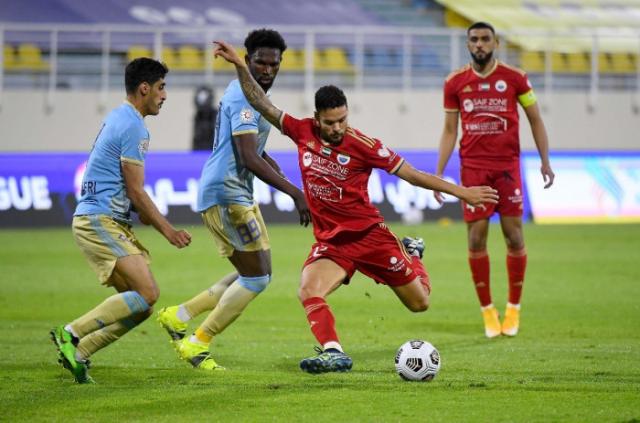 الشارقة والجزيرة يتعادلان مع الظفرة وبني ياس بالدوري الإماراتي