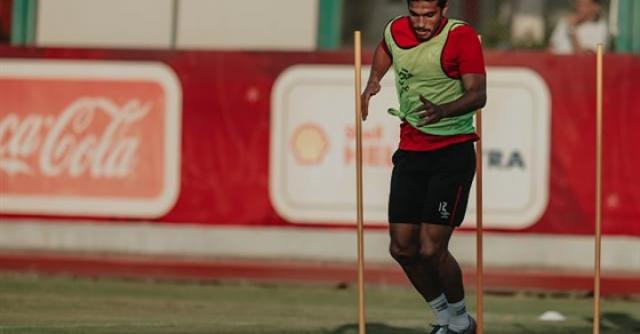 تدريبات تأهيلية لـ أيمن أشرف فى الأهلي