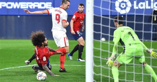 إشبيلية يفوز على أوساسونا 2 - 0 ويصعد للمركز الثالث في الليجا