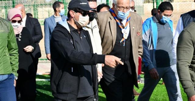 وزير الشباب يشهد مهرجان الرياضة للجميع لأبناء الواحات البحرية