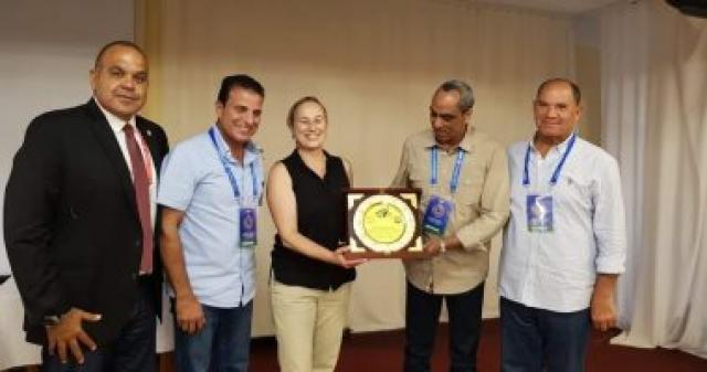 الاتحاد الروسى يكرم البعثة المصرية