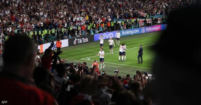 منتخب إنجلترا على ملعب ويمبلي ضمن بطولة يورو 2020