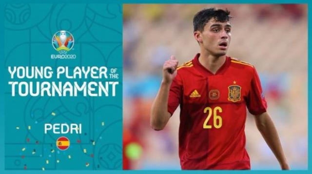 يورو2020.. نجم منتخب إسبانيا يتوّج بأفضل لاعب شاب