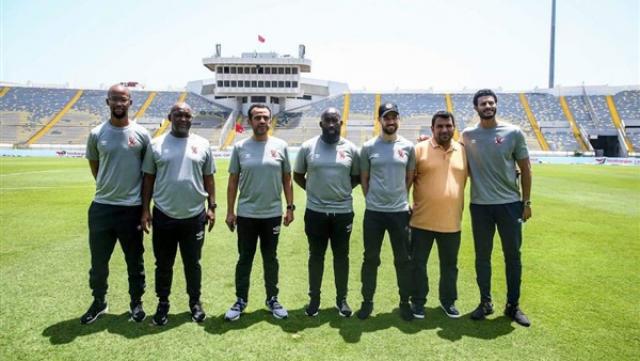 موسيماني يعاين ملعب نهائي دوري أبطال إفريقيا