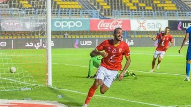 الأهلي يكتفي بهدف كهربا أمام أسوان في الشوط الأول