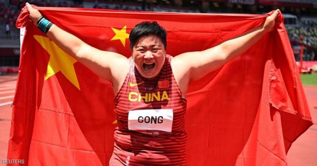 الصينية جونغ لي جياو أحرزت ذهبية منافسات دفع الجلة