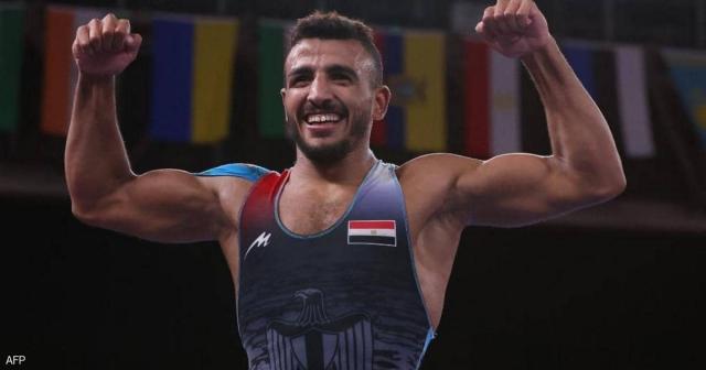 محمد كيشو حقق الميدالية البرونزية في المصارعة