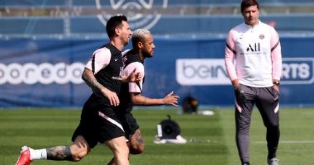 ميسي ونيمار في التدريبات