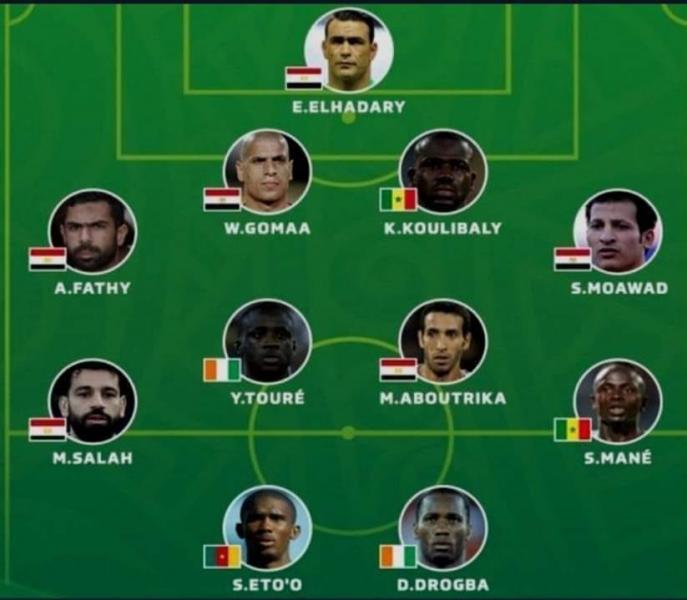 الكاف يعلن عن تشكيلة فريق القرن الـ 21 حسب تصويت الجمهور